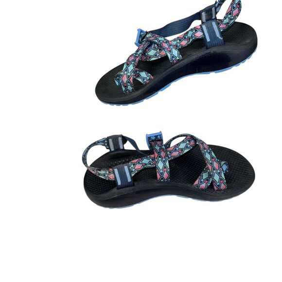 Chaco Z/Cloud 2 Trace Eclipse Blue Aztec Women’s 8 Strappy Buckle Sandal - Picture 3 of 5